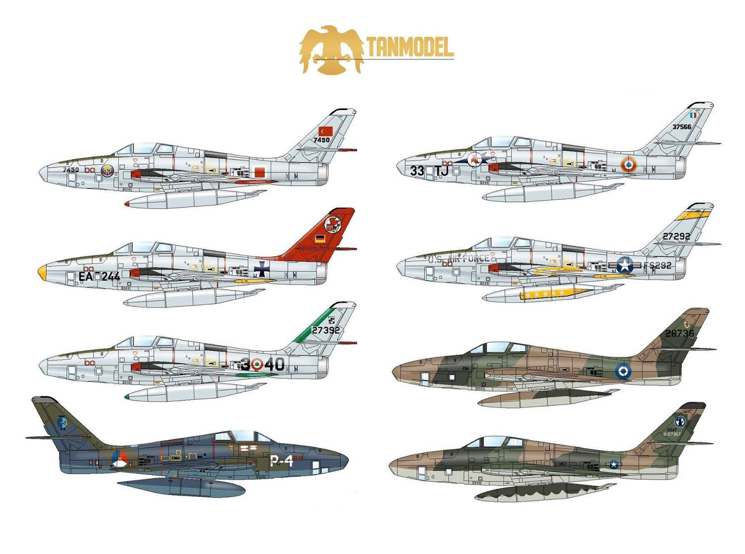 TanmodelRF-84FMarkings