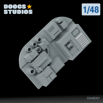 1/48 F-4G Wild Weasel Rear Panel Detail (for Meng and Zoukei-Mura)