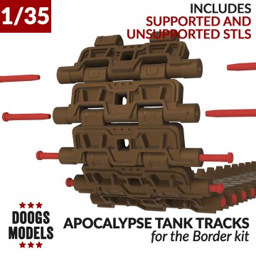 1/35 Apocalypse Tank Workable Tracks (for Border Models)