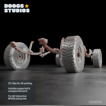 M1008 GM Pickup 4″ Lift Kit (for AK Interactive)