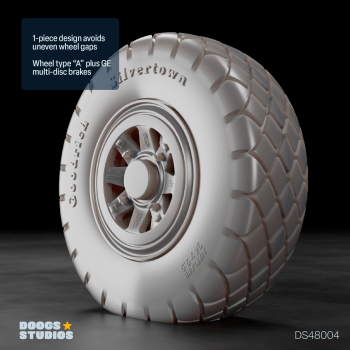 P-47N Diamond Tread Wheels “A” (for MiniArt)
