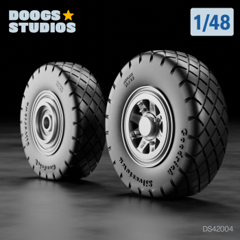P-47N Diamond Tread Wheels “A” (for Miniart)