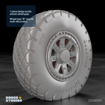 P-47N Diamond Tread Wheels “B” (for Miniart)