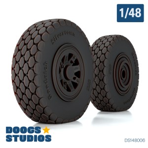 P-47N Oval Tread Wheels “A” (for MiniArt)