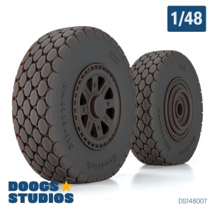 P-47N Oval Tread Wheels “B” (for MiniArt)