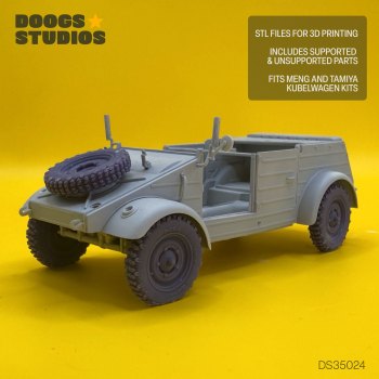 Kubelwagen Tires – Type 1 (for Meng) – DIGITAL DOWNLOAD