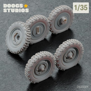 1/35 Kubelwagen Tires - Type 1 (for Meng)