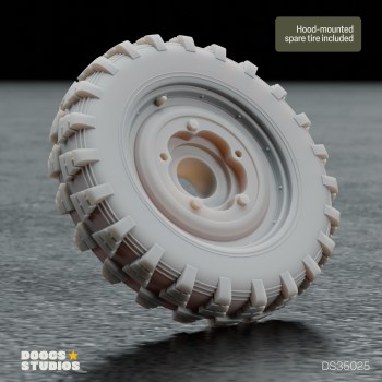 Kubelwagen Tires – Type 2 (for Meng) (DIGITAL DOWNLOAD)