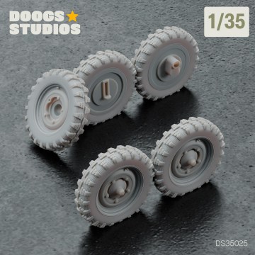 1/35 Kubelwagen Tires - Type 2 (for Meng)