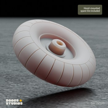 Kubelwagen Balloon Tires (for Meng) (DIGITAL DOWNLOAD)