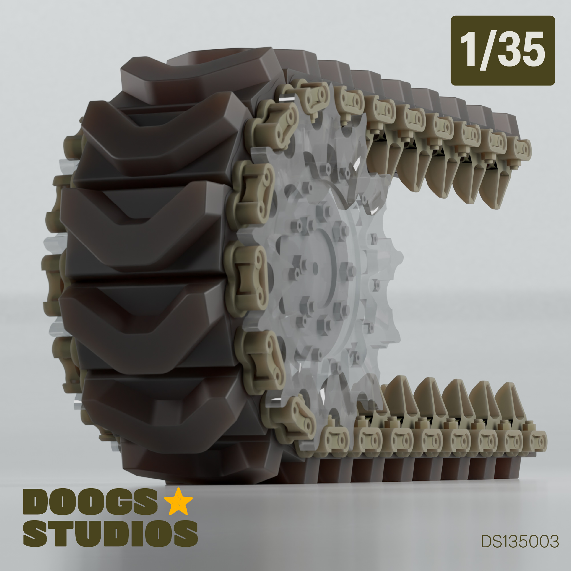 1/35 Sherman T48 Workable Tracks (Fresh)