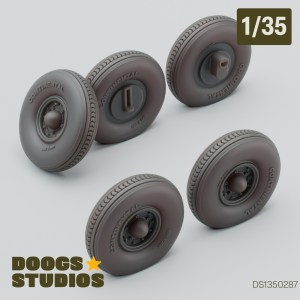 1/35 Kubelwagen Balloon Radial Tires (for Meng)