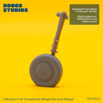 1/48 Early P-47 Thunderbolt Wheels (for Dora Wings)
