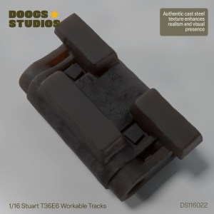 1/16 Stuart T36E6 Workable Tracks