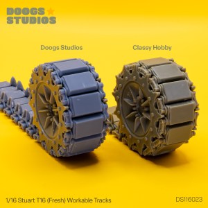 1/16 Stuart T16 (Fresh) Workable Tracks