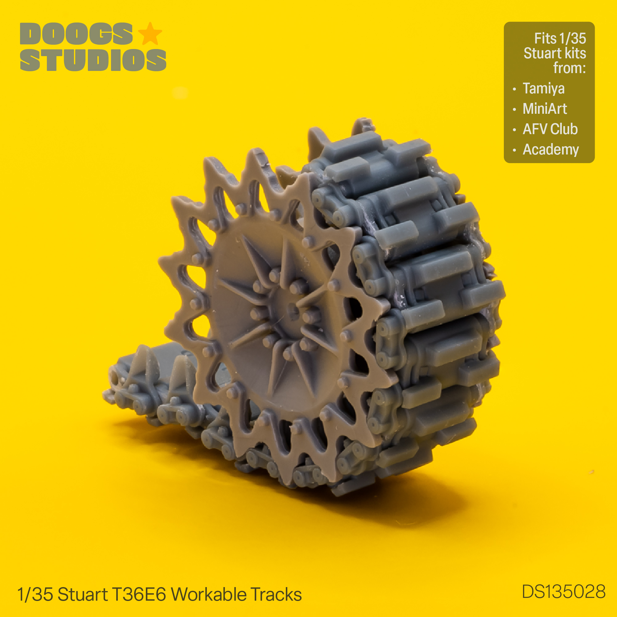 1/35 Stuart T36E6 Workable Tracks - Image 5