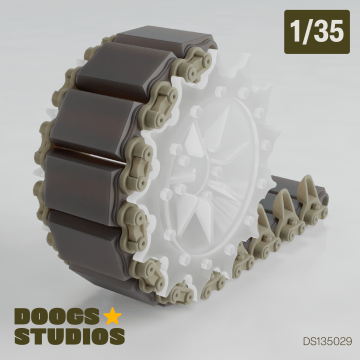 1/35 Stuart T16 (Fresh) Workable Tracks