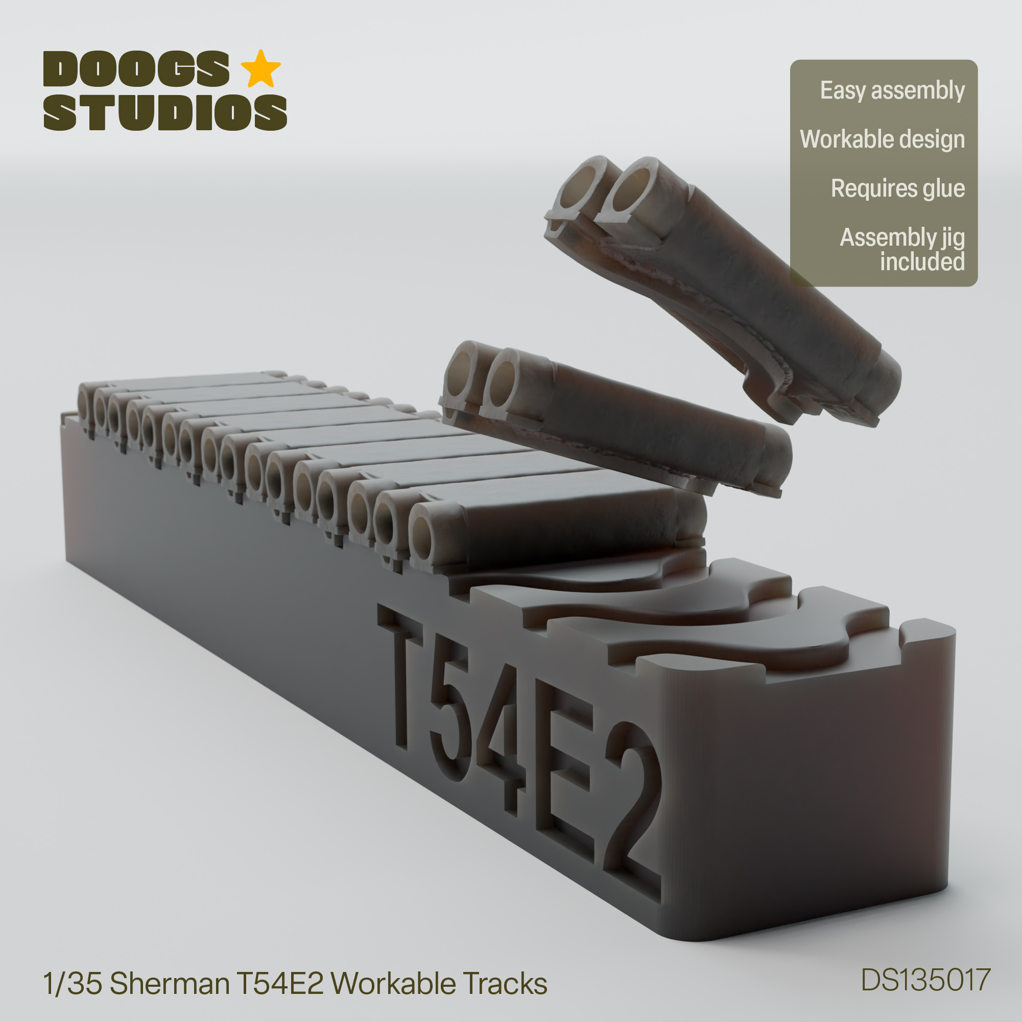 1/35 Sherman T54E2 Workable Tracks - Image 3