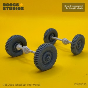 Jeep Wheel Set 1 (Meng)