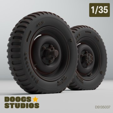 1/35 Jeep Wheel Set 4 (for Meng)