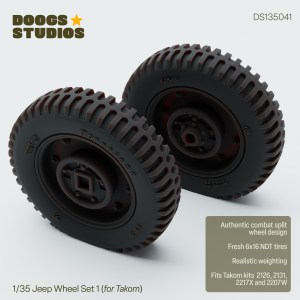 Jeep Wheel Set 4 (Tamiya) [PRE-ORDER]