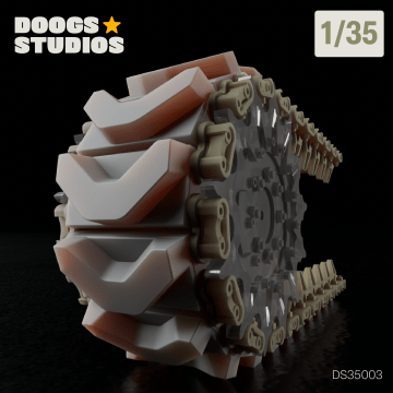 1/35 Sherman T48 Workable Tracks (Fresh)