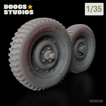 1/35 Jeep Wheel Set 1 (for Meng)