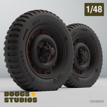1/48 Jeep Wheel Set 2 (for Tamiya)