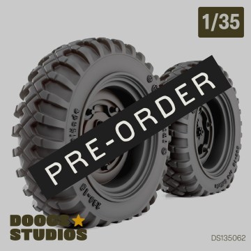 1/35 Schwimmwagen Wide Wheel Set (for Tamiya)