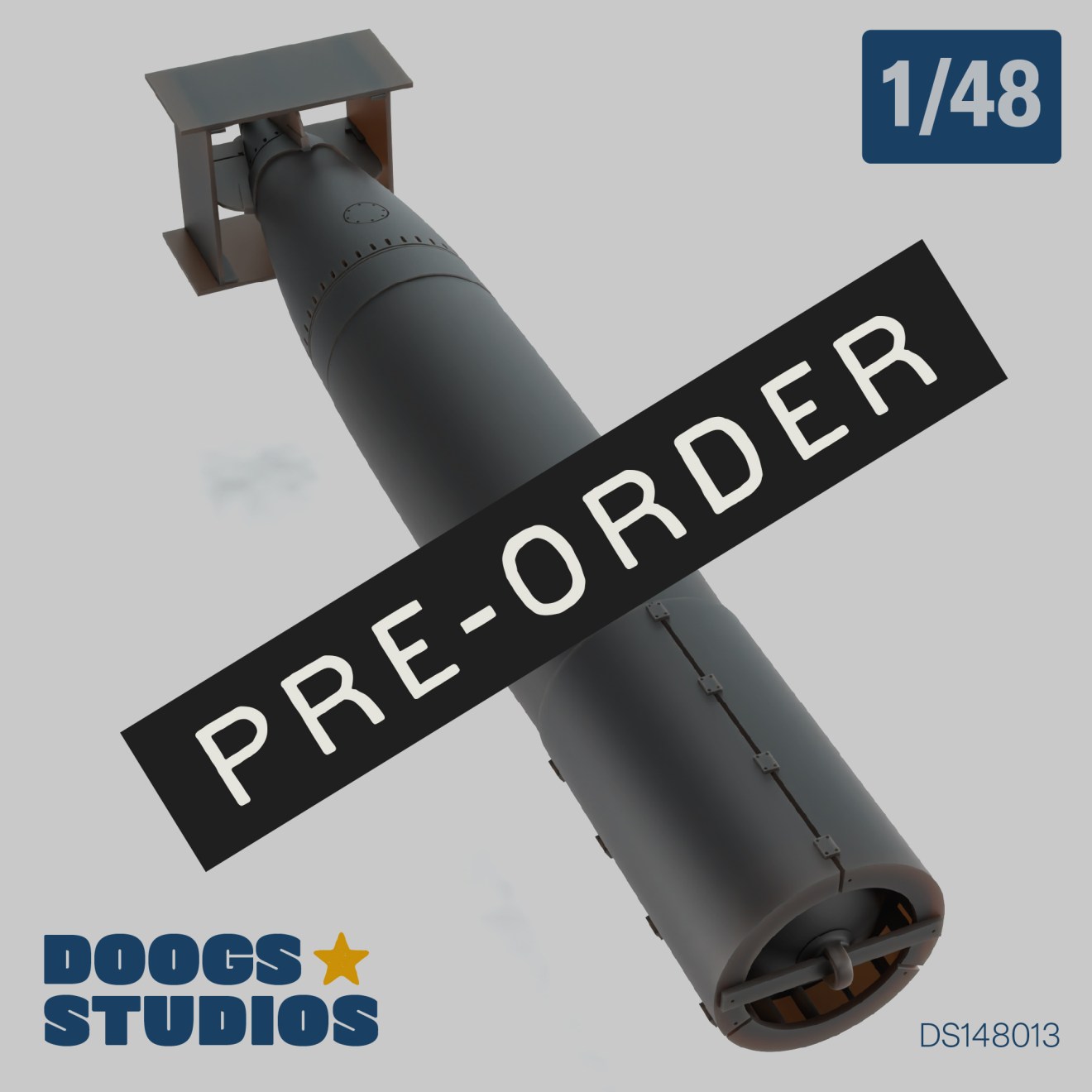 1/48 Mk. 13 Aerial Torpedo (Box Tail) - Doogs Studios