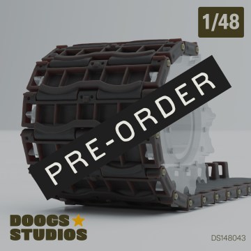 1/48 Sherman T66 HVSS Workable Tracks