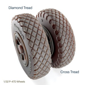 1/32 P-47D Wheels