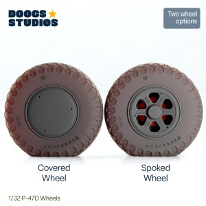 1/32 P-47D Wheels
