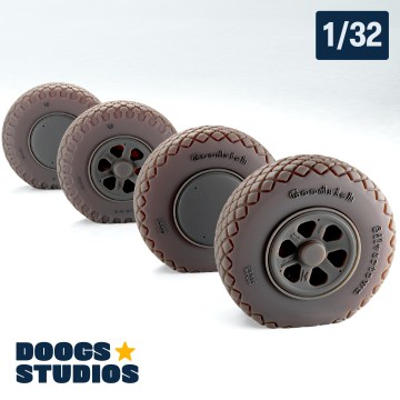 1/32 P-47D Wheels