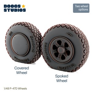 1/48 P-47D Wheels