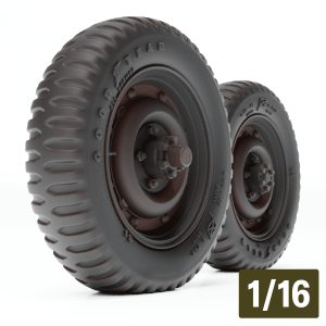 Jeep Wheel Set 4 (Takom) [PRE-ORDER]