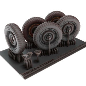 Jeep Wheel Set 4 (Tamiya) [PRE-ORDER]