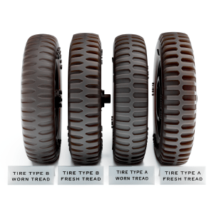 Jeep Wheel Set 4 (Tamiya) [PRE-ORDER]