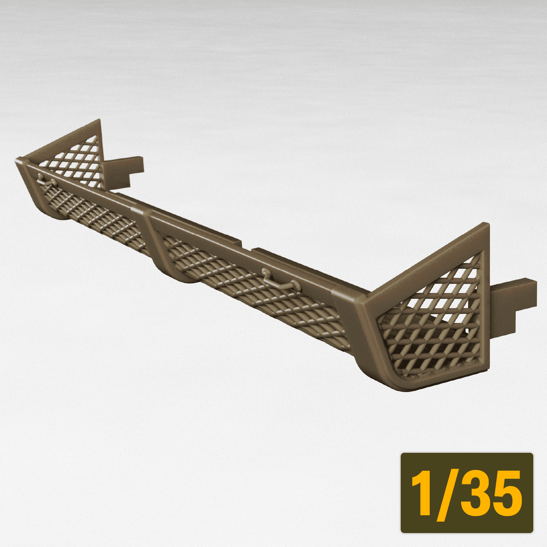 M24 Chaffee Rear Stowage Basket (Tamiya)