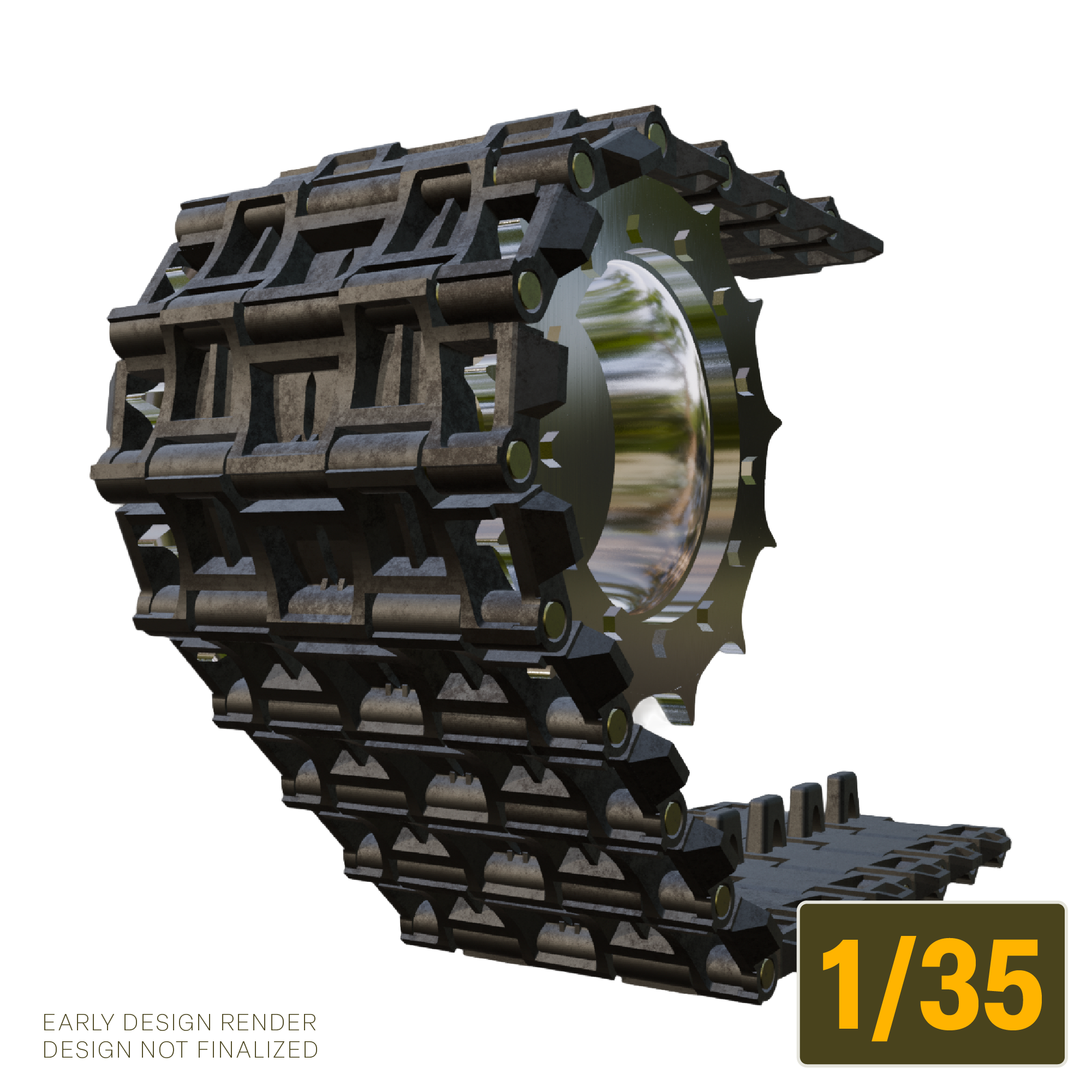[PRE-ORDER] T81 Workable Tracks (WWII Pershing)