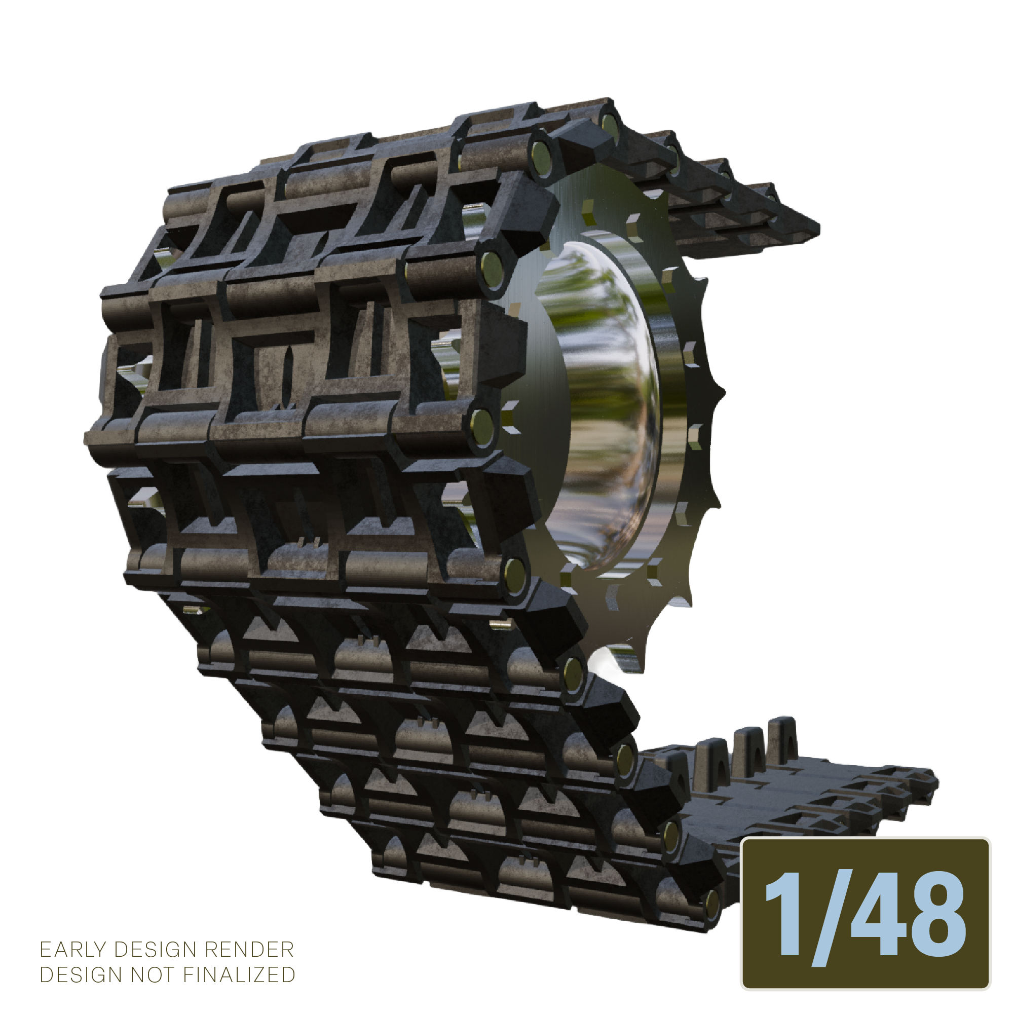 [PRE-ORDER] T81 Workable Tracks (WWII Pershing)