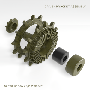 [PRE-ORDER] RSO/01 Sprocket + Idler Set (Tamiya)